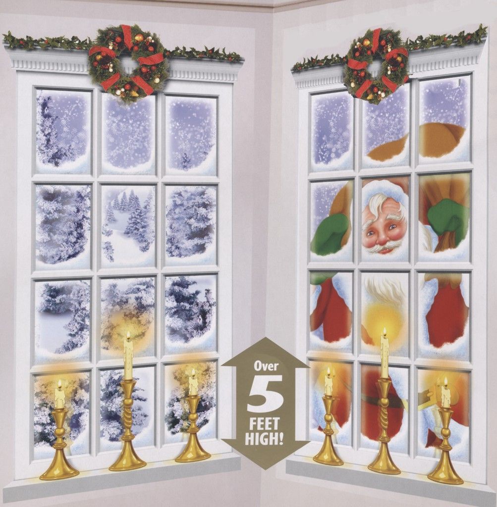 Christmas Window Scene Setters